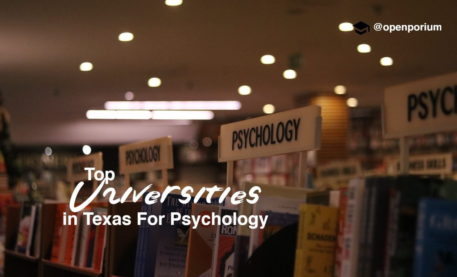 top universities in texas for psychology